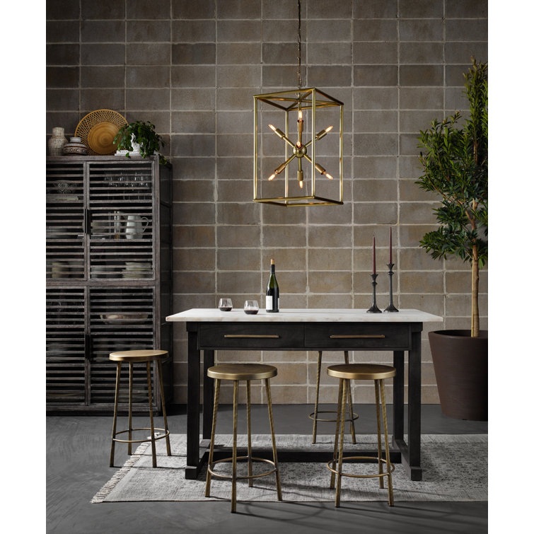 Contemporary Warm Grey-Brown Oak Veneer Rectangular Dining Table