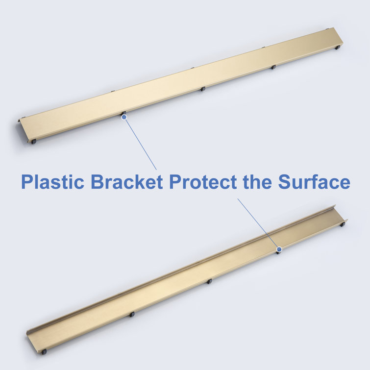 36'' Brushed Gold Stainless Steel Linear Shower Drain