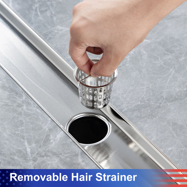 36'' Brushed Nickel Stainless Steel Linear Shower Drain