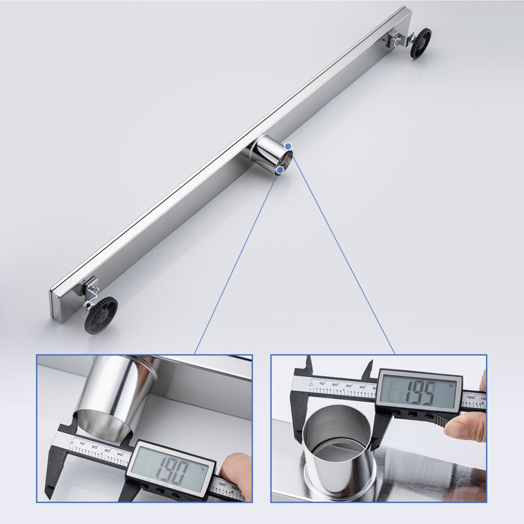36'' Brushed Nickel Stainless Steel Linear Shower Drain