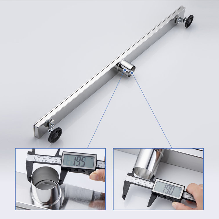 36-inch Brushed Nickel Stainless Steel Linear Shower Drain