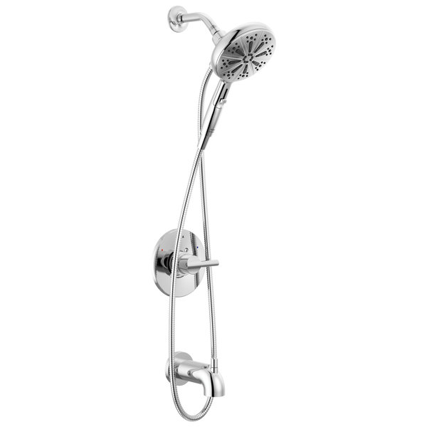 Chrome Multi-Head Handheld Wall Mounted Shower System