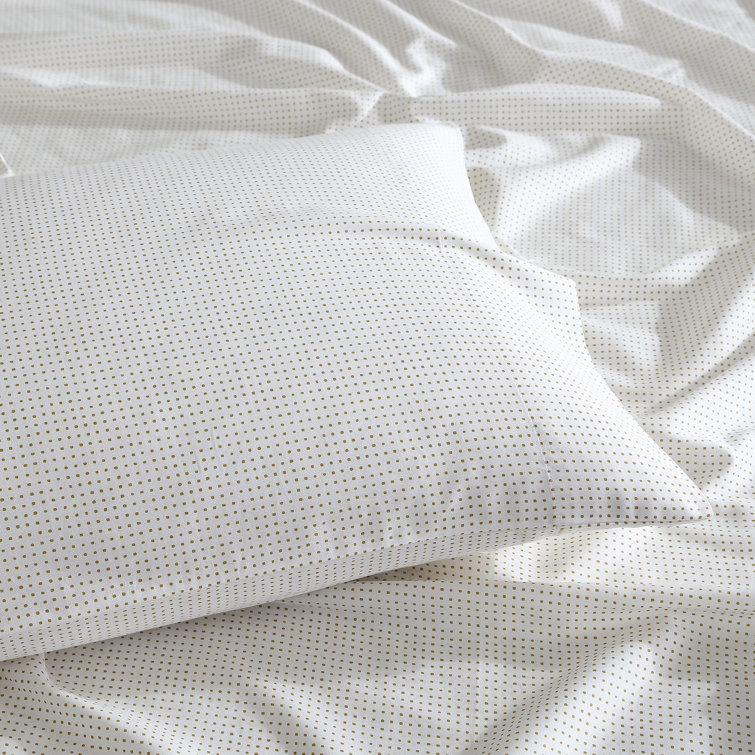 King White Organic Cotton Satin Sheet Set