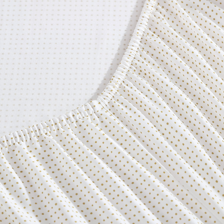 King White Organic Cotton Satin Sheet Set