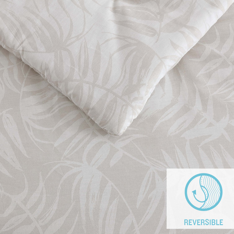 King White Cotton Bedspread Set with Decorative Pillow