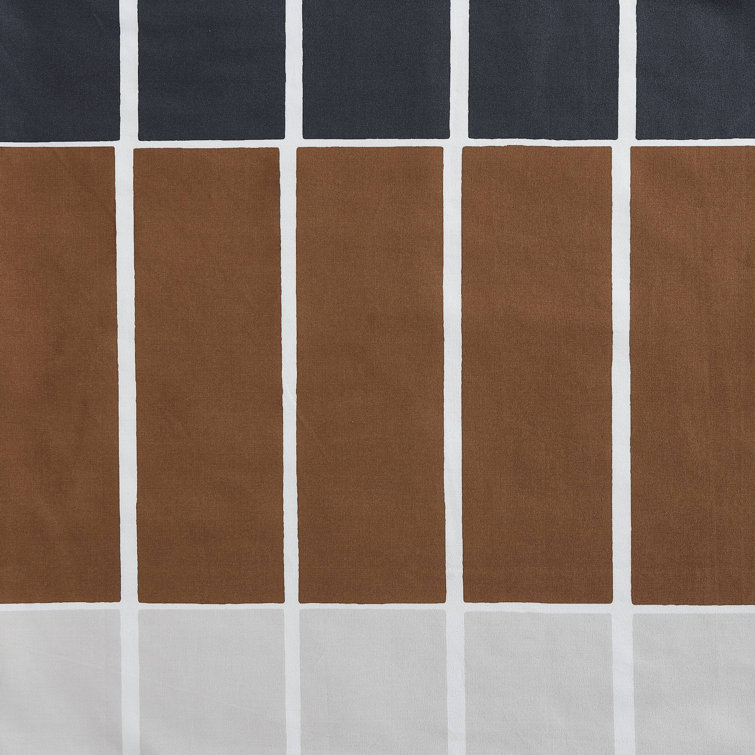 Organic Cotton Multicolor Modern Duvet Cover Set