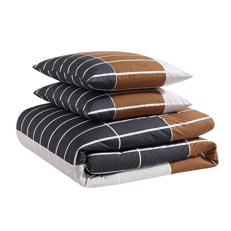 Organic Cotton Multicolor Modern Duvet Cover Set