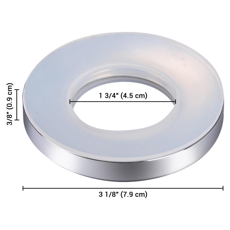 Chrome ABS Mounting Ring for Glass Vessel Sink