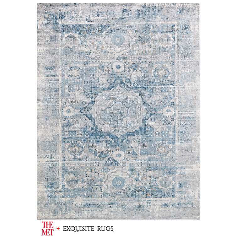 Legacy Blue Persian Style 8' x 10' Distressed Area Rug