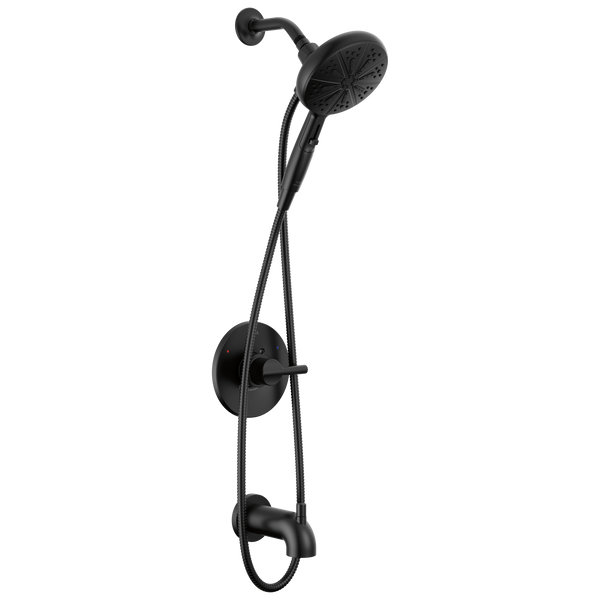 Matte Black Multi-Head Wall Mounted Shower System