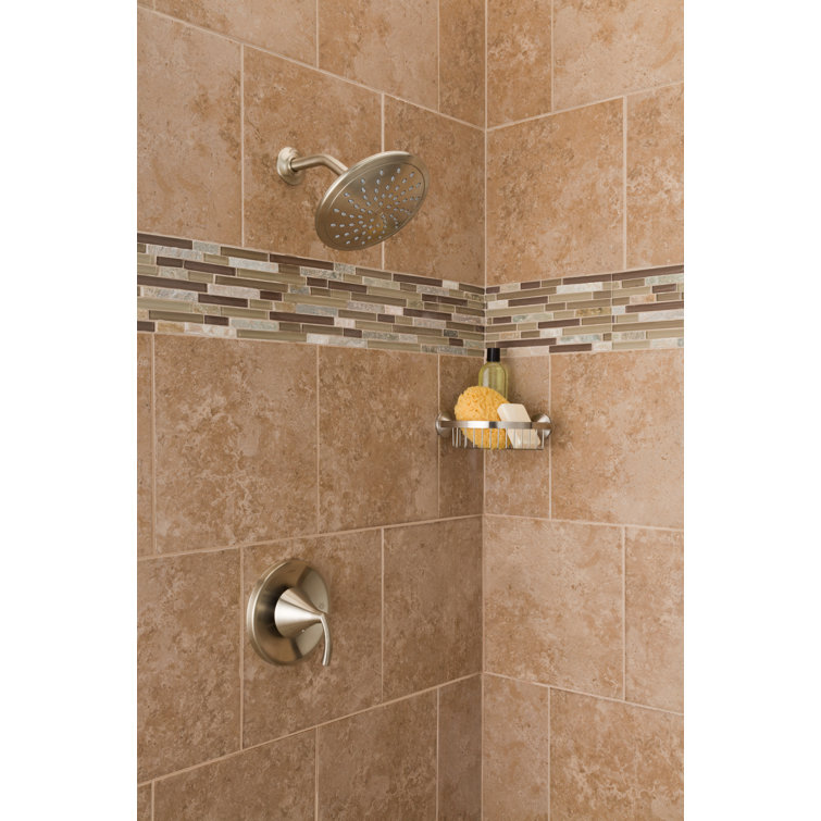 8-Inch Brushed Nickel Eco-Performance Rain Shower Head