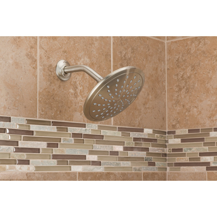 8-Inch Brushed Nickel Eco-Performance Rain Shower Head
