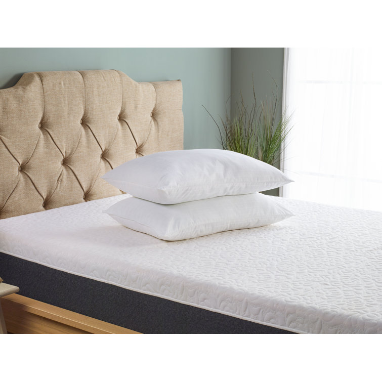 Queen Size White Hypoallergenic Polyester Bed Pillow