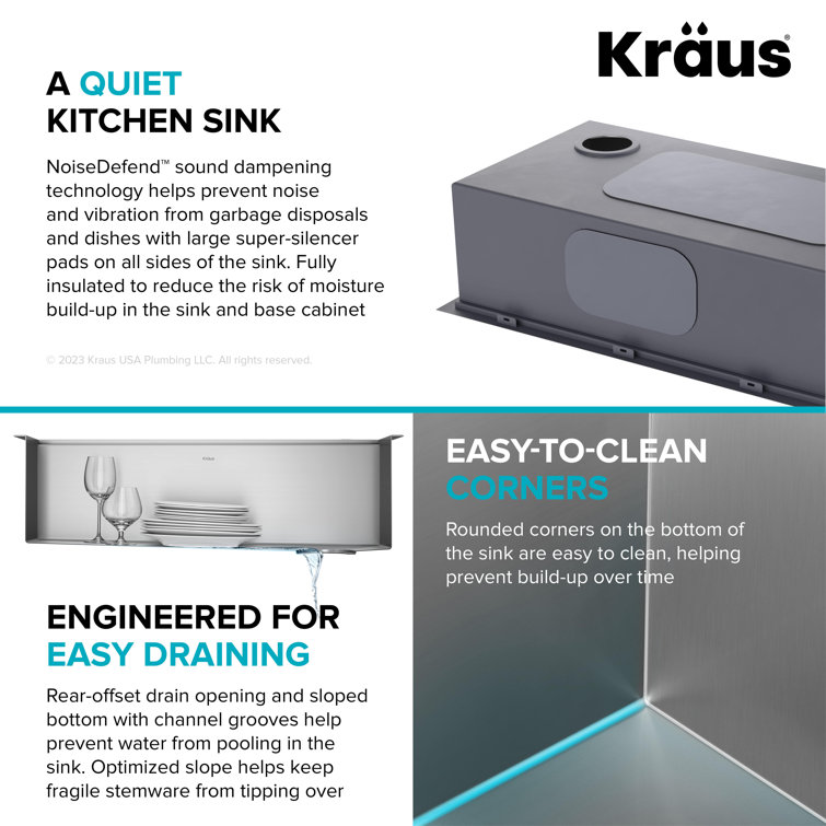 Kore 30-Inch Stainless Steel Drop-In Single Bowl Kitchen Sink