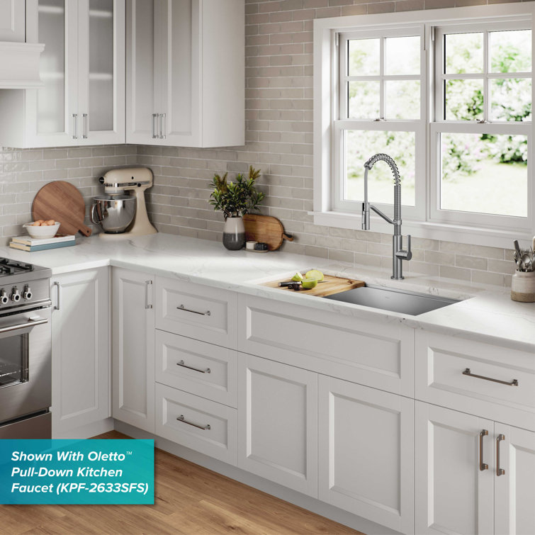 Kore 30-Inch Stainless Steel Undermount Single Bowl Kitchen Sink