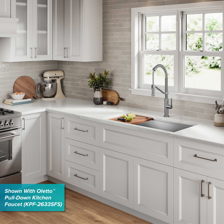 Kore 36" Stainless Steel Drop-in Farmhouse Kitchen Sink