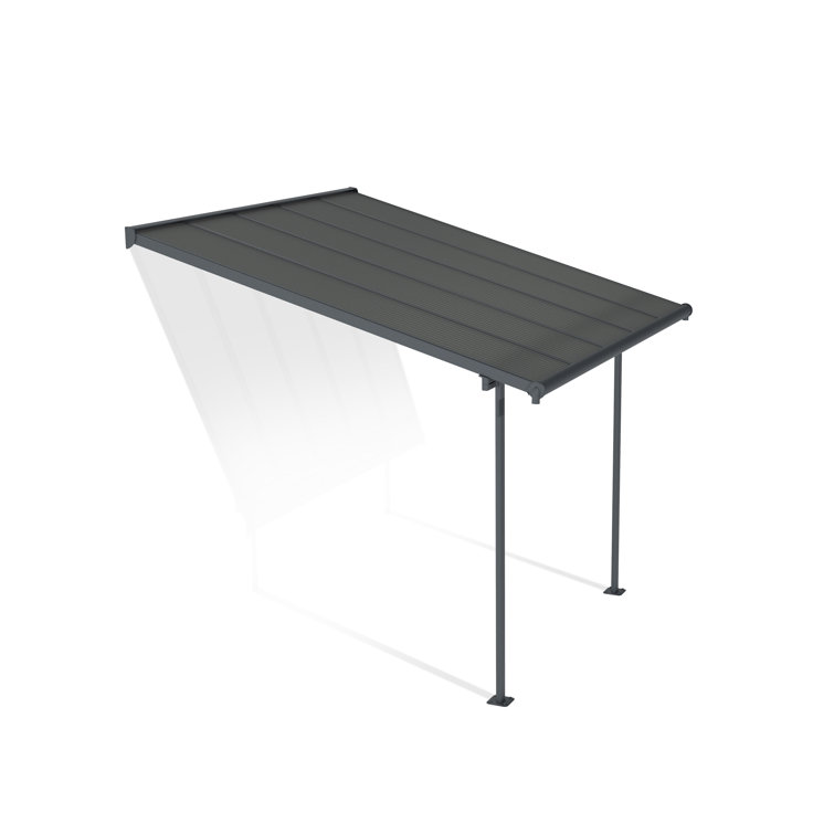 Sierra 10' x 10' Gray Polycarbonate Patio Cover