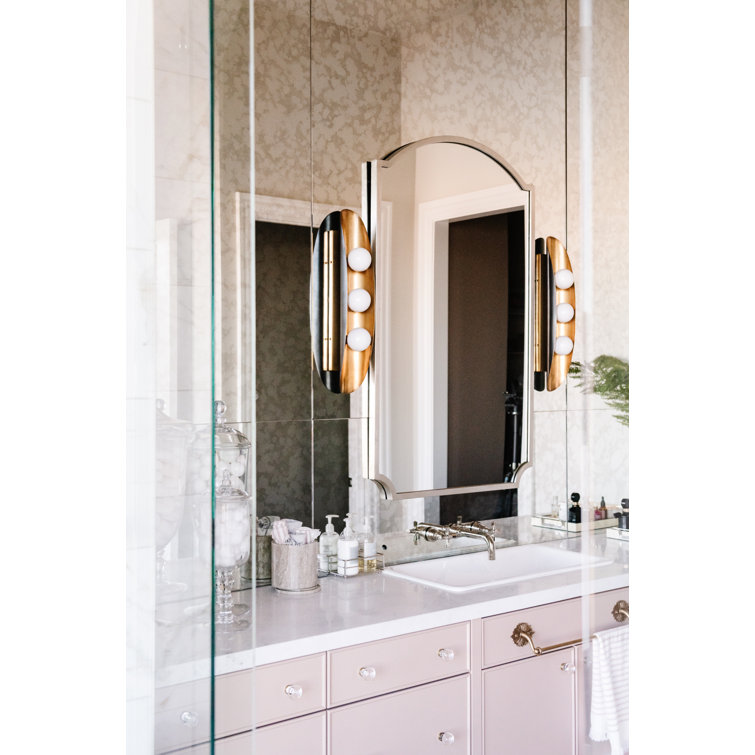 San Giovanni Polished Nickel Wall Mounted Widespread Faucet