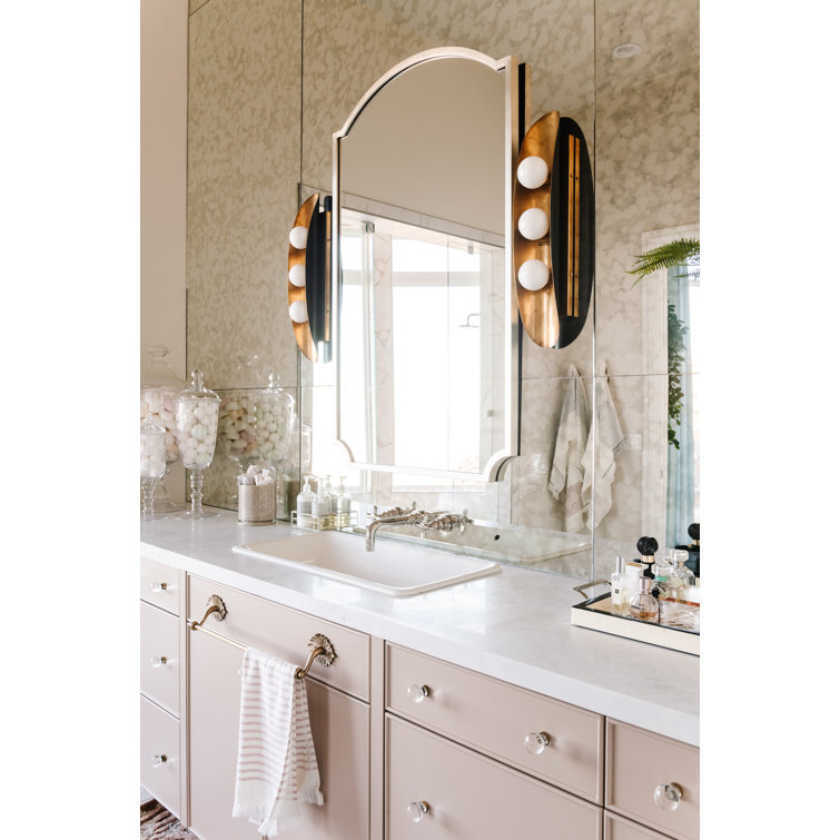 San Giovanni Polished Nickel Wall Mounted Widespread Faucet