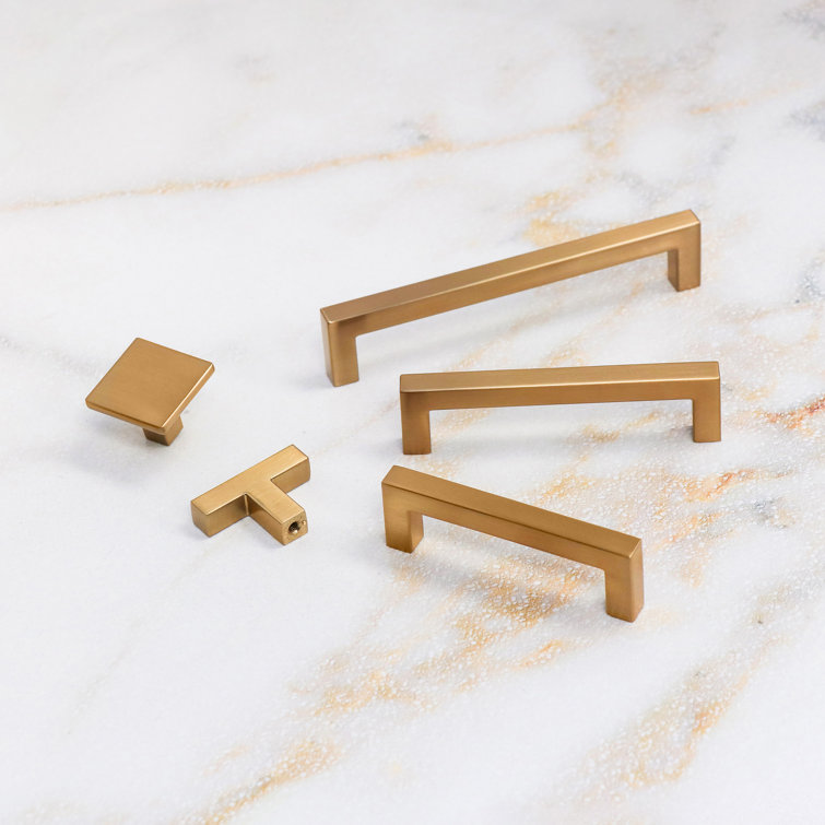 Skylight Champagne Bronze T-Handle Cabinet Knob with Mounting Hardware