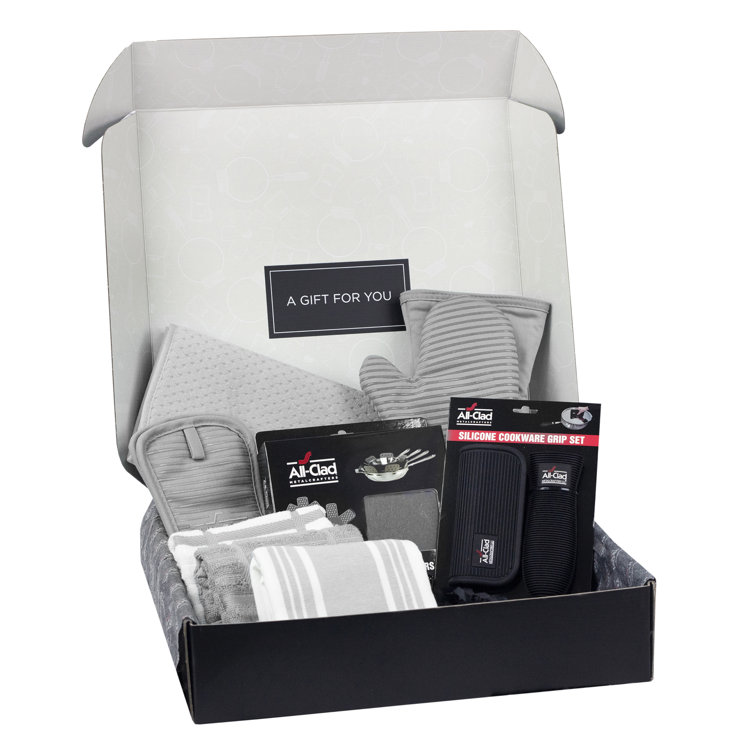 Titanium Jacquard Heat Resistant Kitchen Gift Set