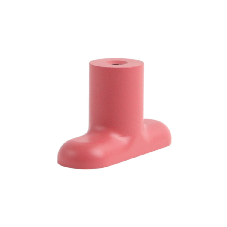 Blush Aluminum Oval Cabinet Drawer Knob with Matte Finish
