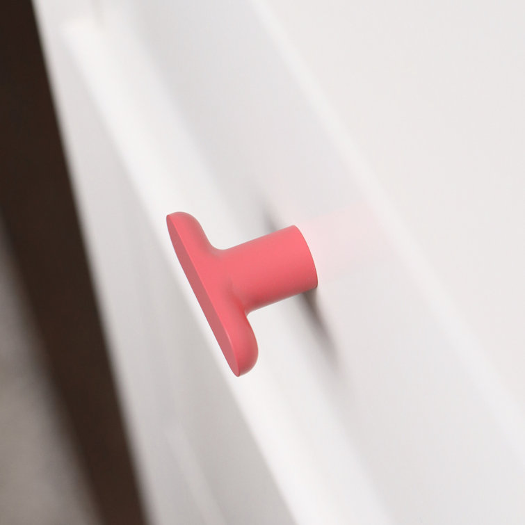 Blush Aluminum Oval Cabinet Drawer Knob with Matte Finish