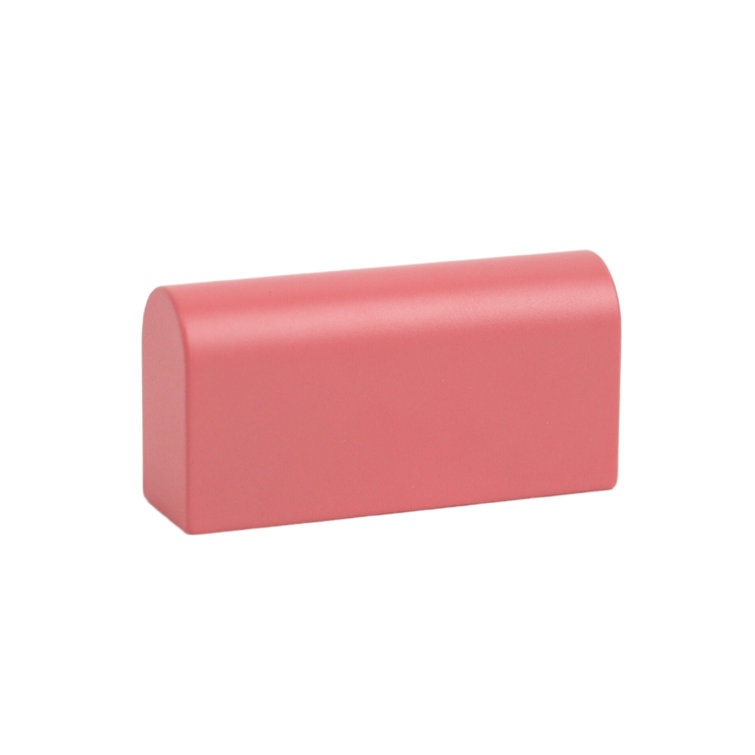 Blush Matte Aluminum Rectangular Cabinet Knob