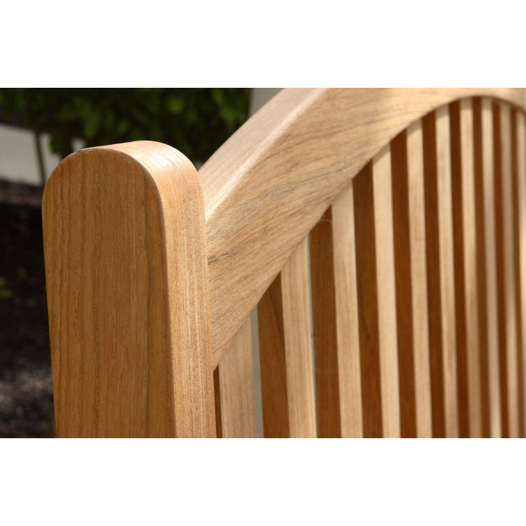 Victoria 48" Natural Teak Outdoor Garden Bench