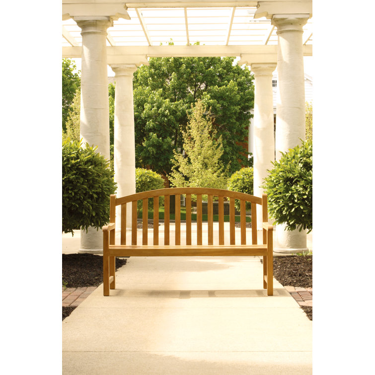 Victoria 48" Natural Teak Outdoor Garden Bench