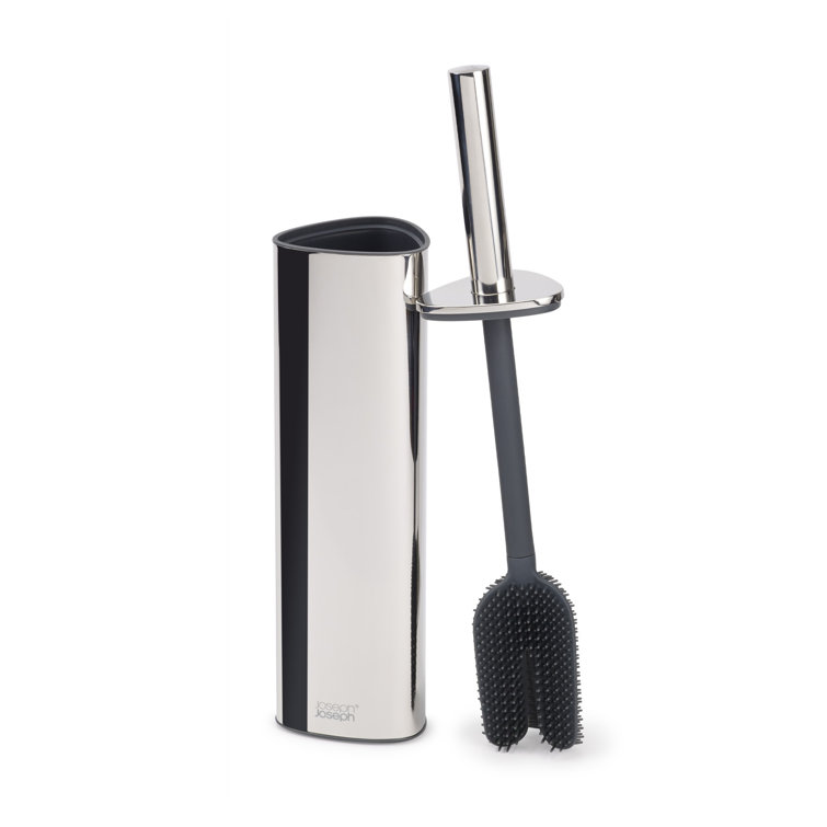 Stainless Steel Flexible Toilet Brush with Holder