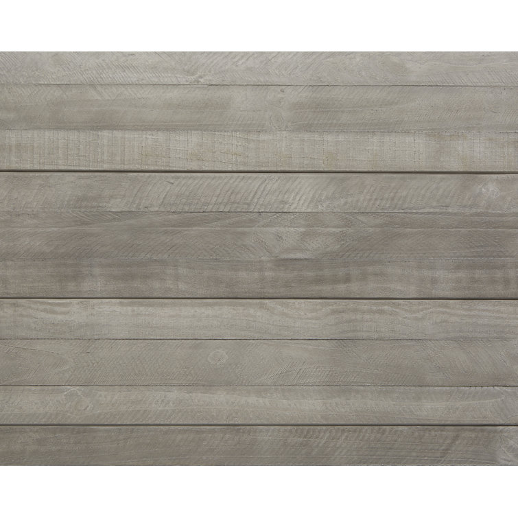 Baja Full/Double Driftwood Grey Solid Pine Platform Bed