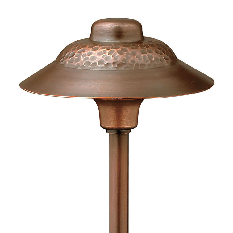 Essence Olde Copper LED Pathway Light with Frosted Shield