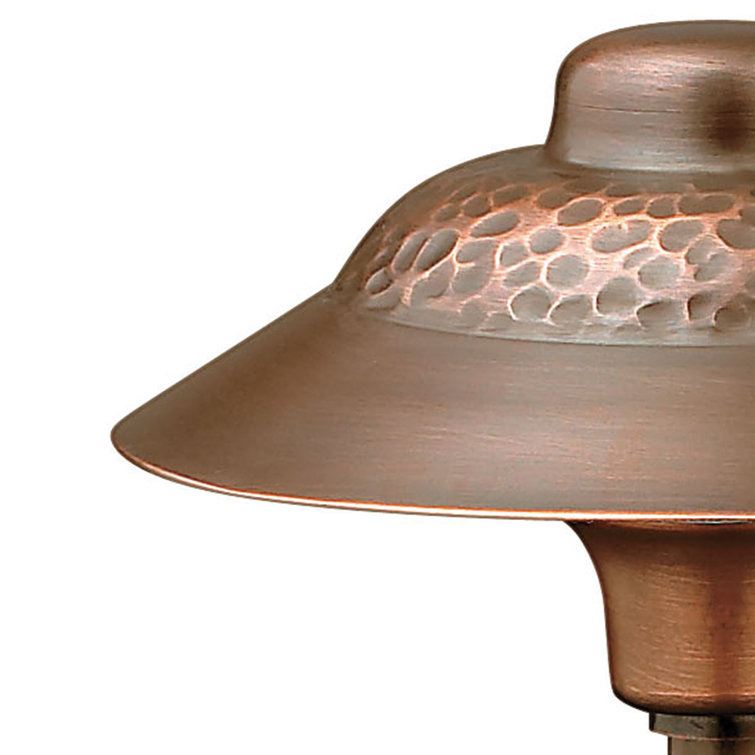 Essence Olde Copper LED Pathway Light with Frosted Shield