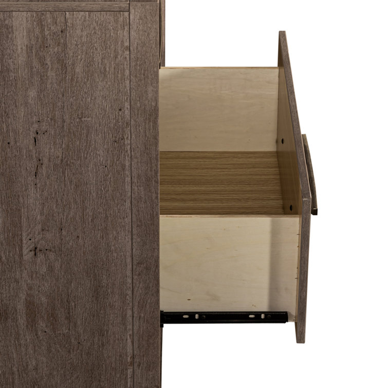 Greystone King Panel Bed with Dresser, Mirror, and Nightstand Set