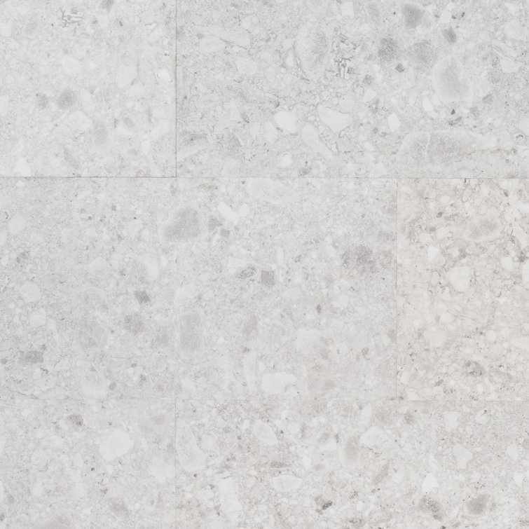 Silver Beige 12" x 24" Matte LVT Tile with Water Protection