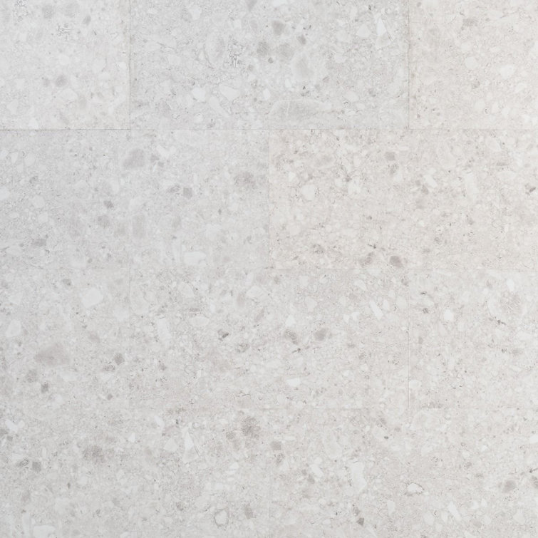Silver Beige 12" x 24" Matte LVT Tile with Water Protection