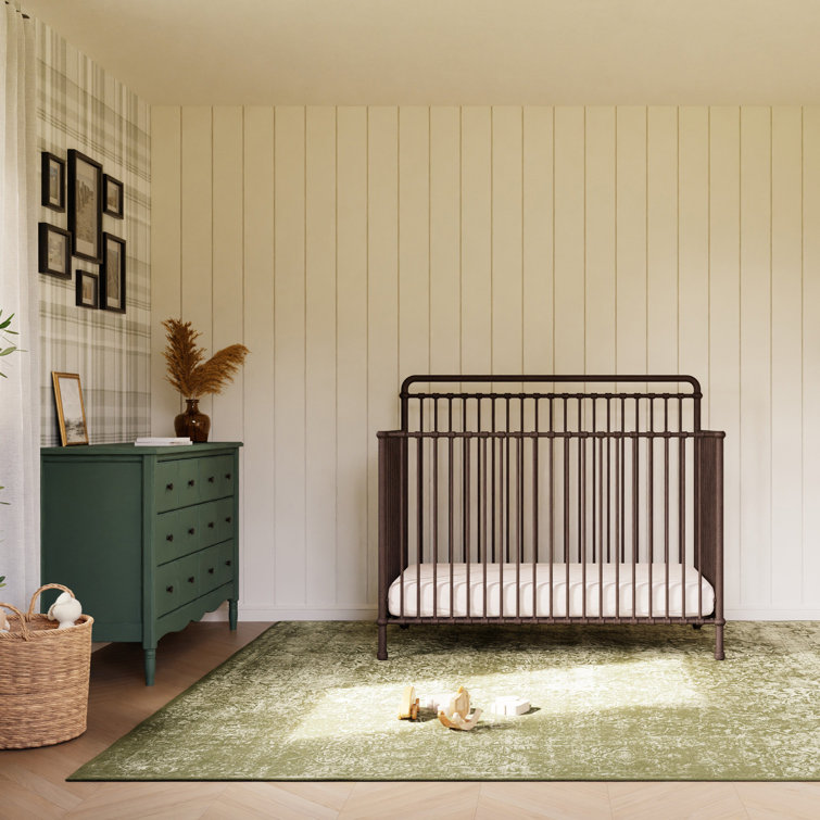 Forest Green Double Dresser with Six Drawers