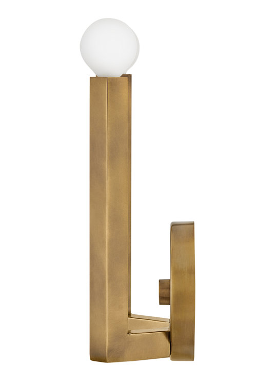 Ezra Heritage Brass 2-Light Dimmable LED Wall Sconce