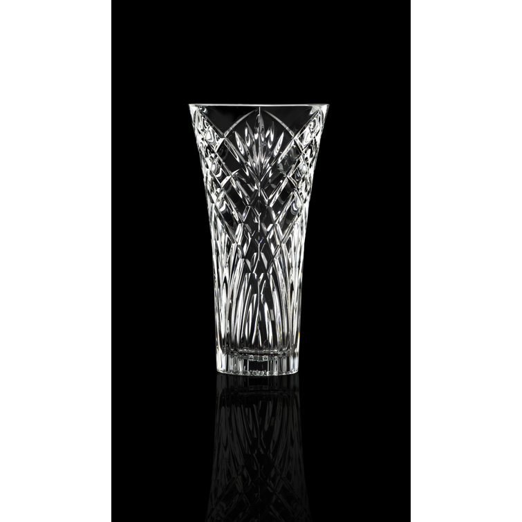 Elegance Tuscany 12" Lead-Free Crystal Cylinder Table Vase