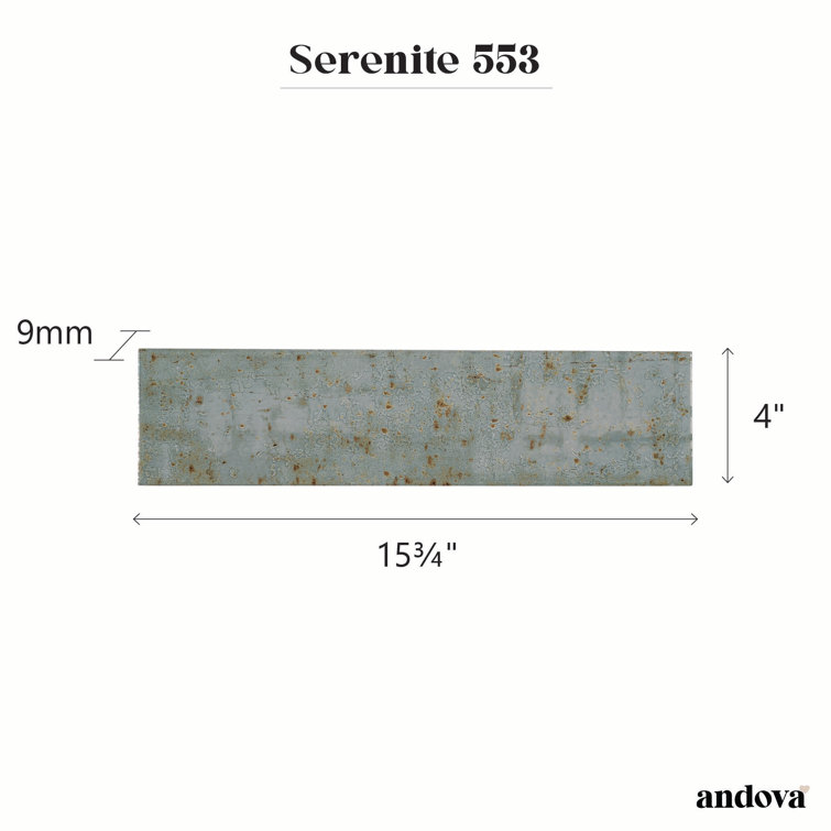 Serenite 4" x 16" Dane Porcelain Vintage Subway Tile
