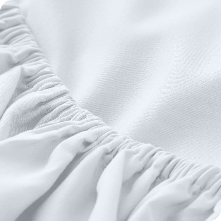 Ultra Soft White Microfiber Twin Sheet Set with Deep Pockets