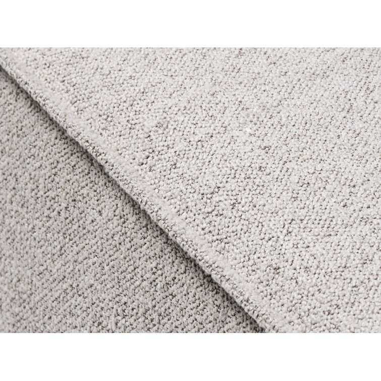 Taupe Performance Boucle Upholstered Modular Chaise Lounge