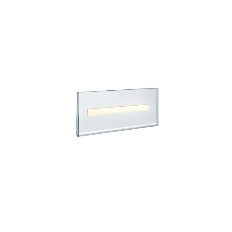 Self-Adhesive Clear Acrylic Wall Sign Holder Frame 5.5" x 2.5" - 10-Pack