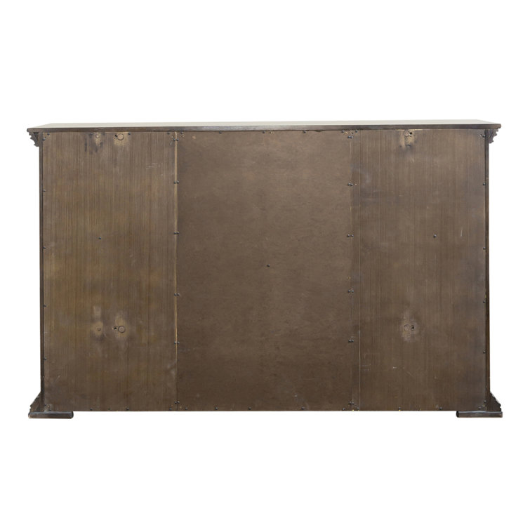 Brownstone Queen Panel Bed with Dresser and Mirror