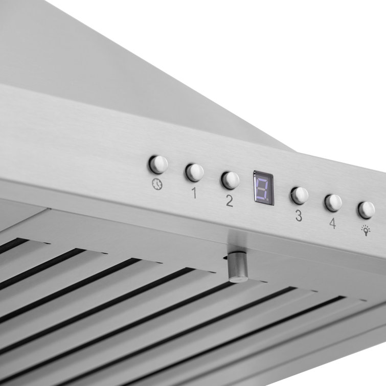 30" Stainless Steel Convertible Wall Mount Range Hood
