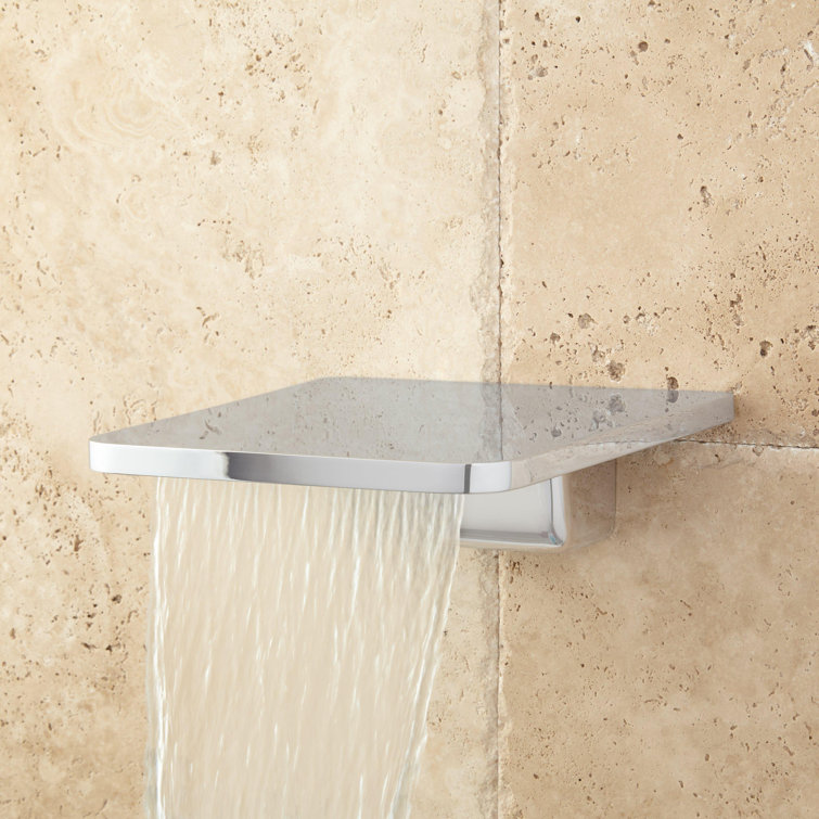 Chrome Wall Mounted Waterfall Tub Spout