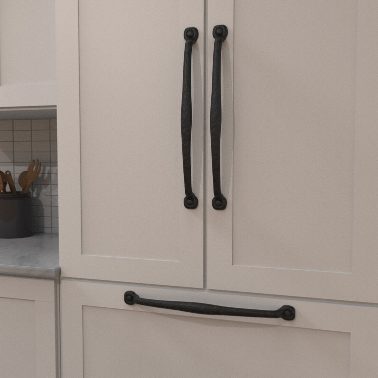 Refined Black Iron 18" Appliance Pull with Matte Finish