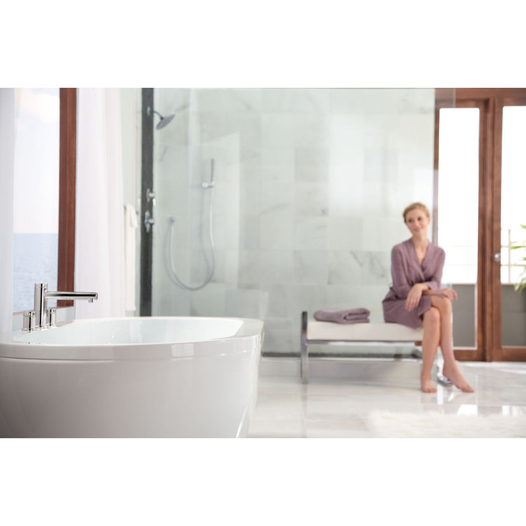 Modern Chrome Wall-Mounted Single-Function Shower Trim Kit