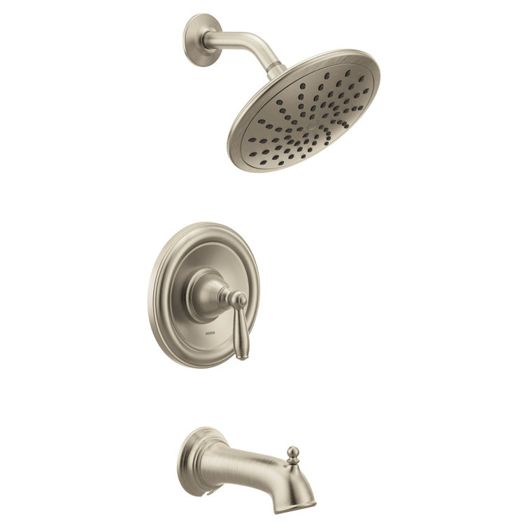 Classic Distressed Bronze 8" Single-Function Showerhead with Diverter
